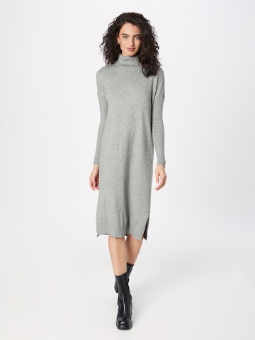 ONLY Knitted dress 'LEVA' in Grey: front