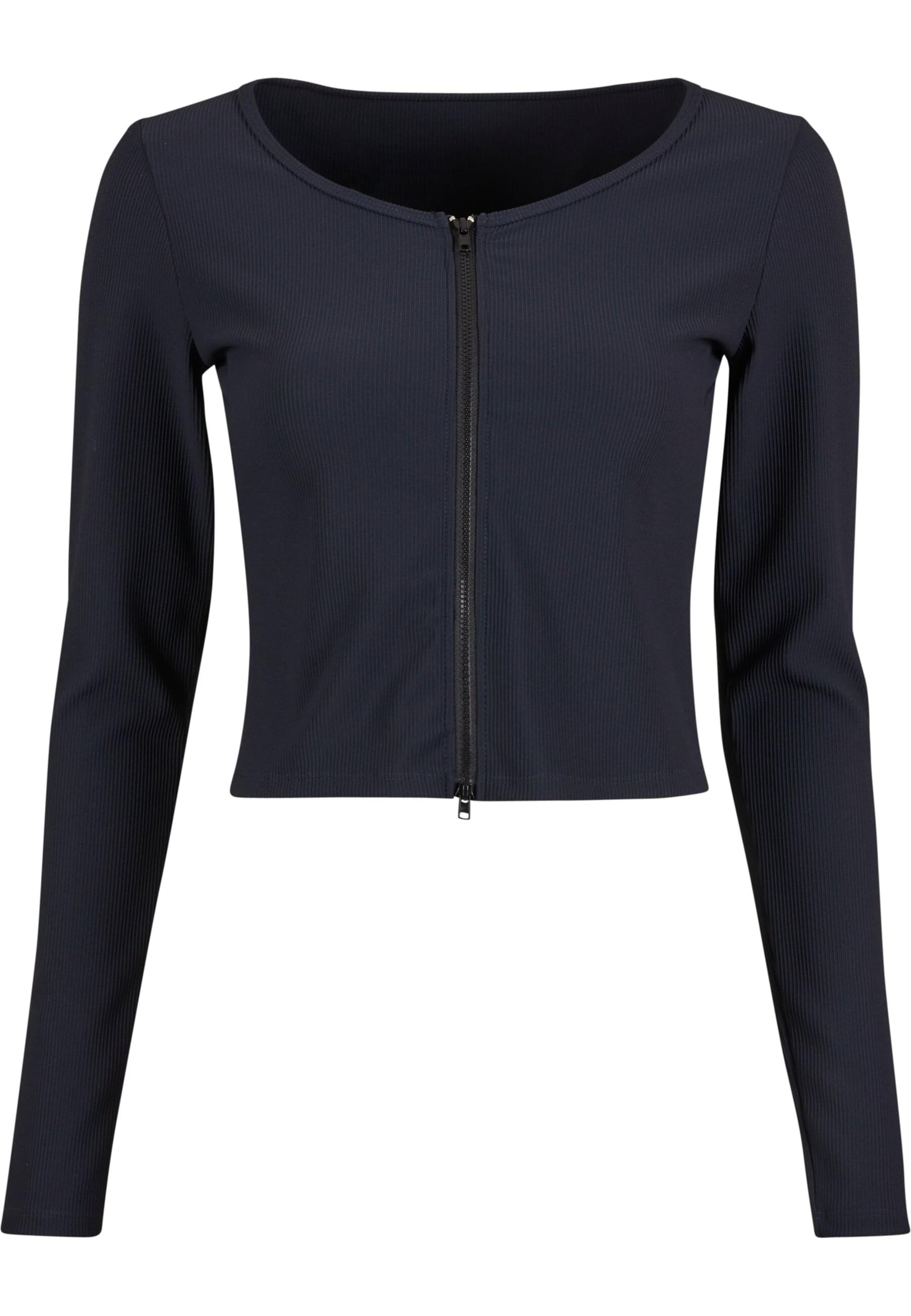 Aim'n Avara lõikega spordijakk, värv must: eest vaates