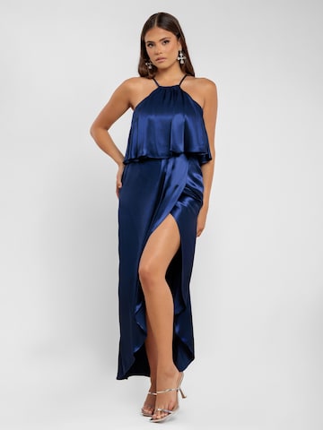 GODDIVA Kleid in Blau: Vorderseite