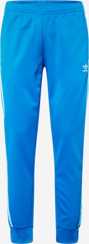 ADIDAS ORIGINALS Tapered Broek 'Adicolor Classics Sst' in Blauw: voorkant