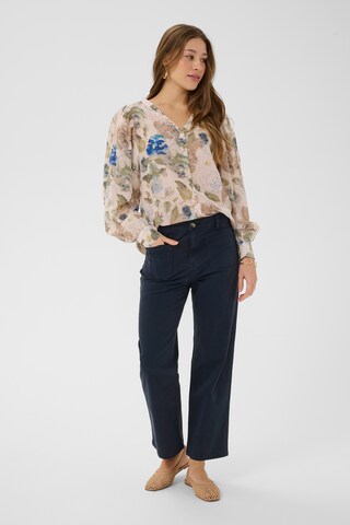 Cream Regular Trousers 'CRBerta' in Blue