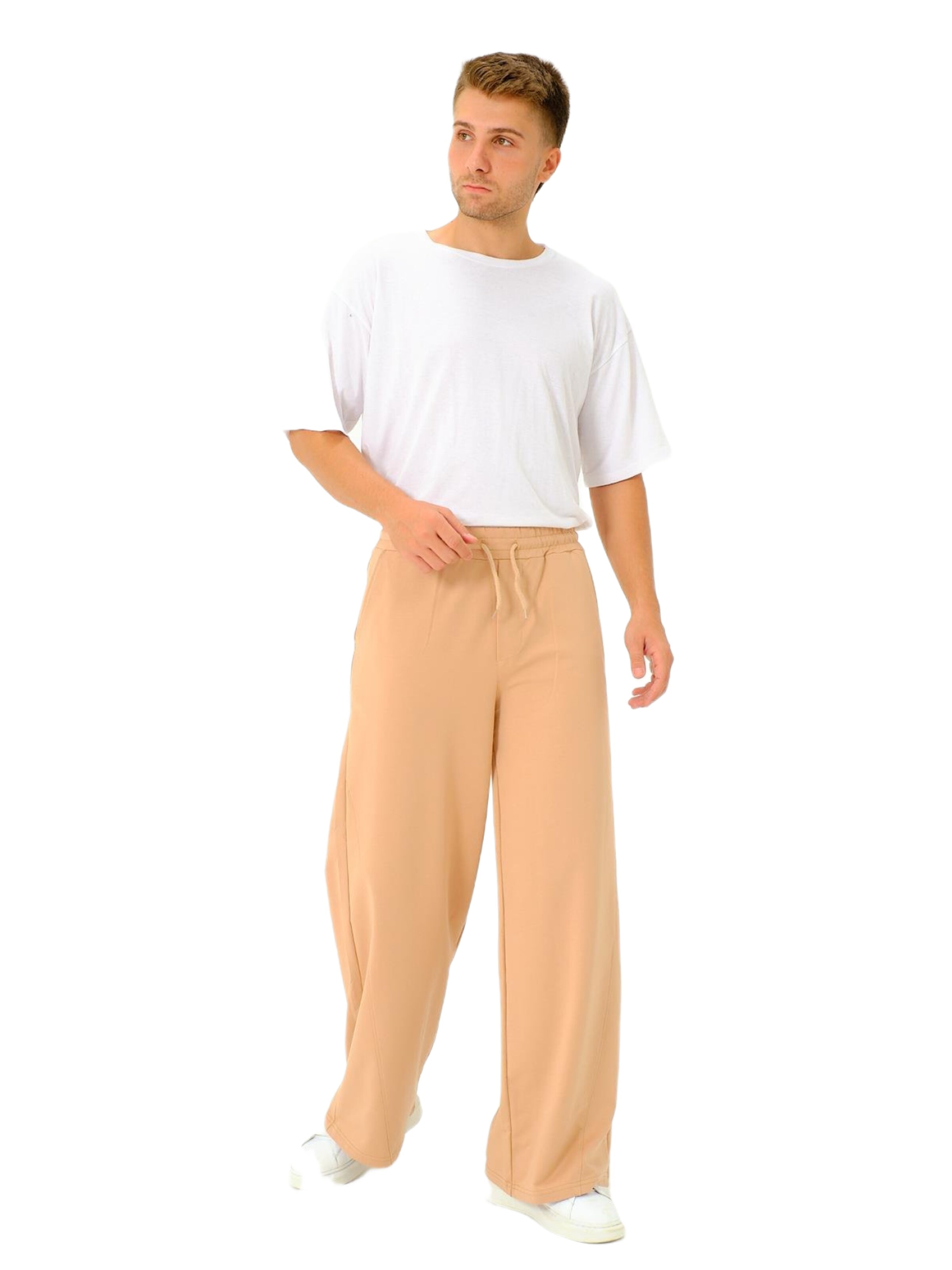 C&City Wide leg Trousers in Brown