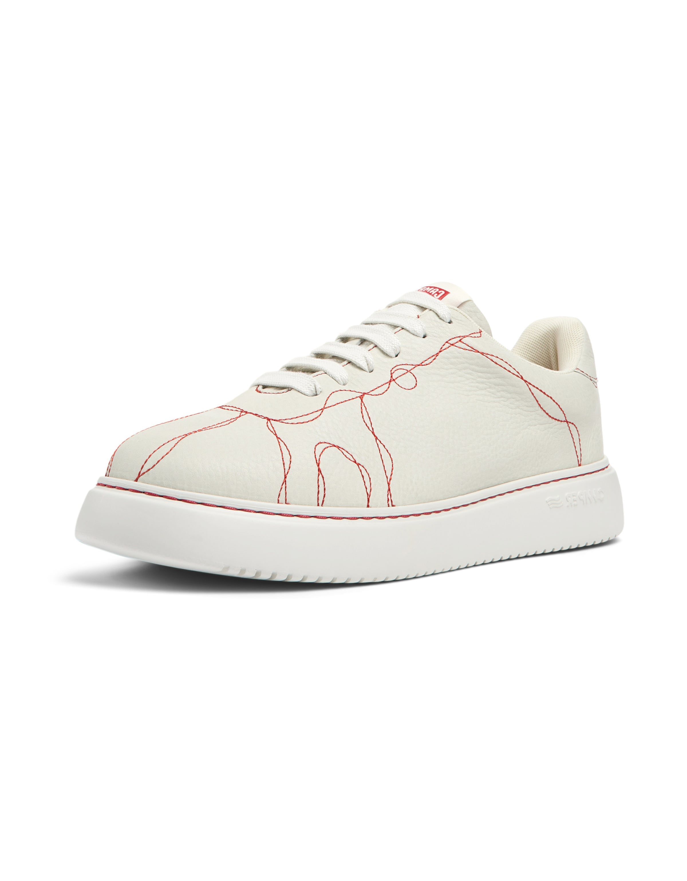 Sneaker bassa 'Runner K21' di CAMPER in bianco: frontale