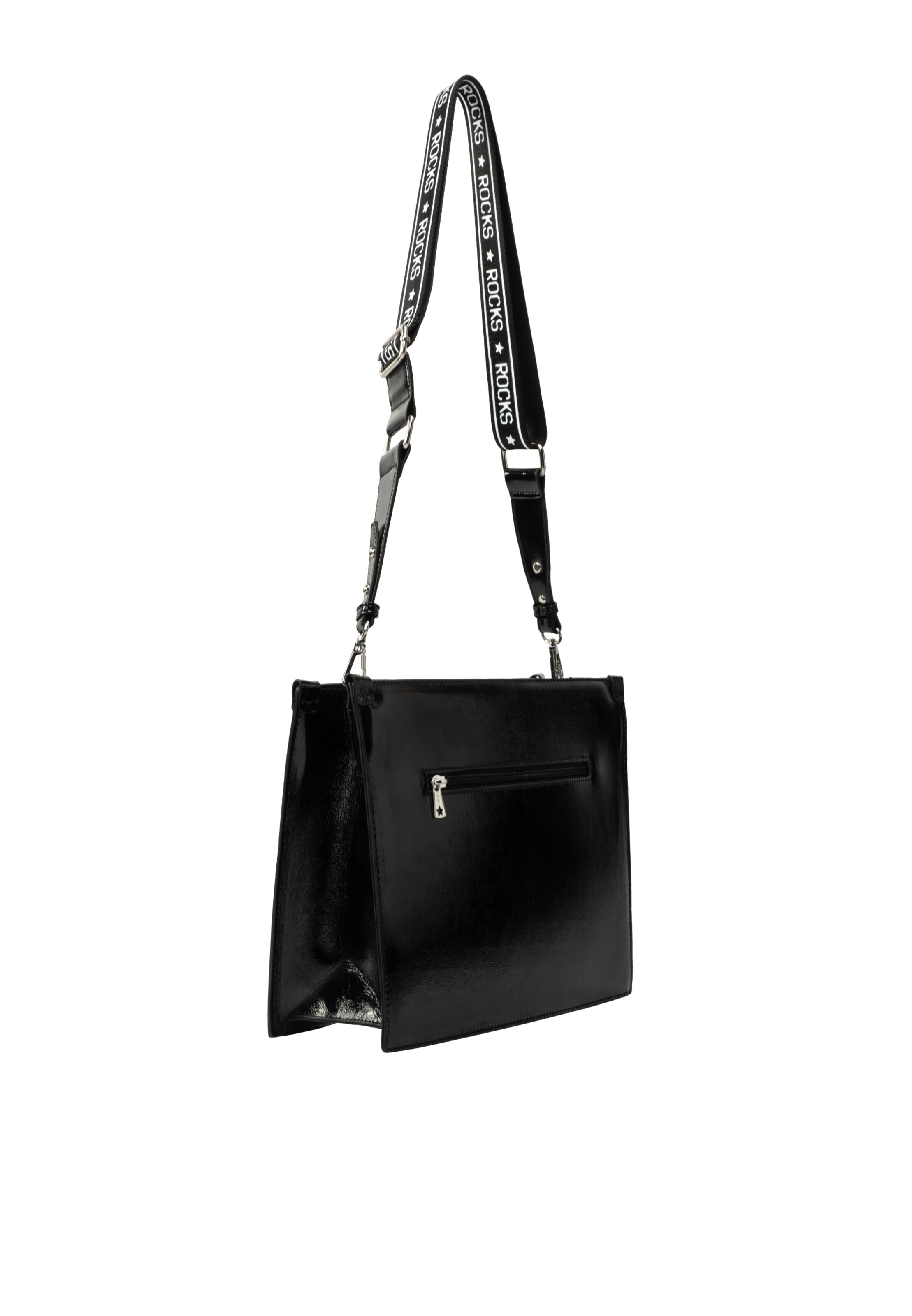 Sac à bandoulière myMo ROCKS en noir