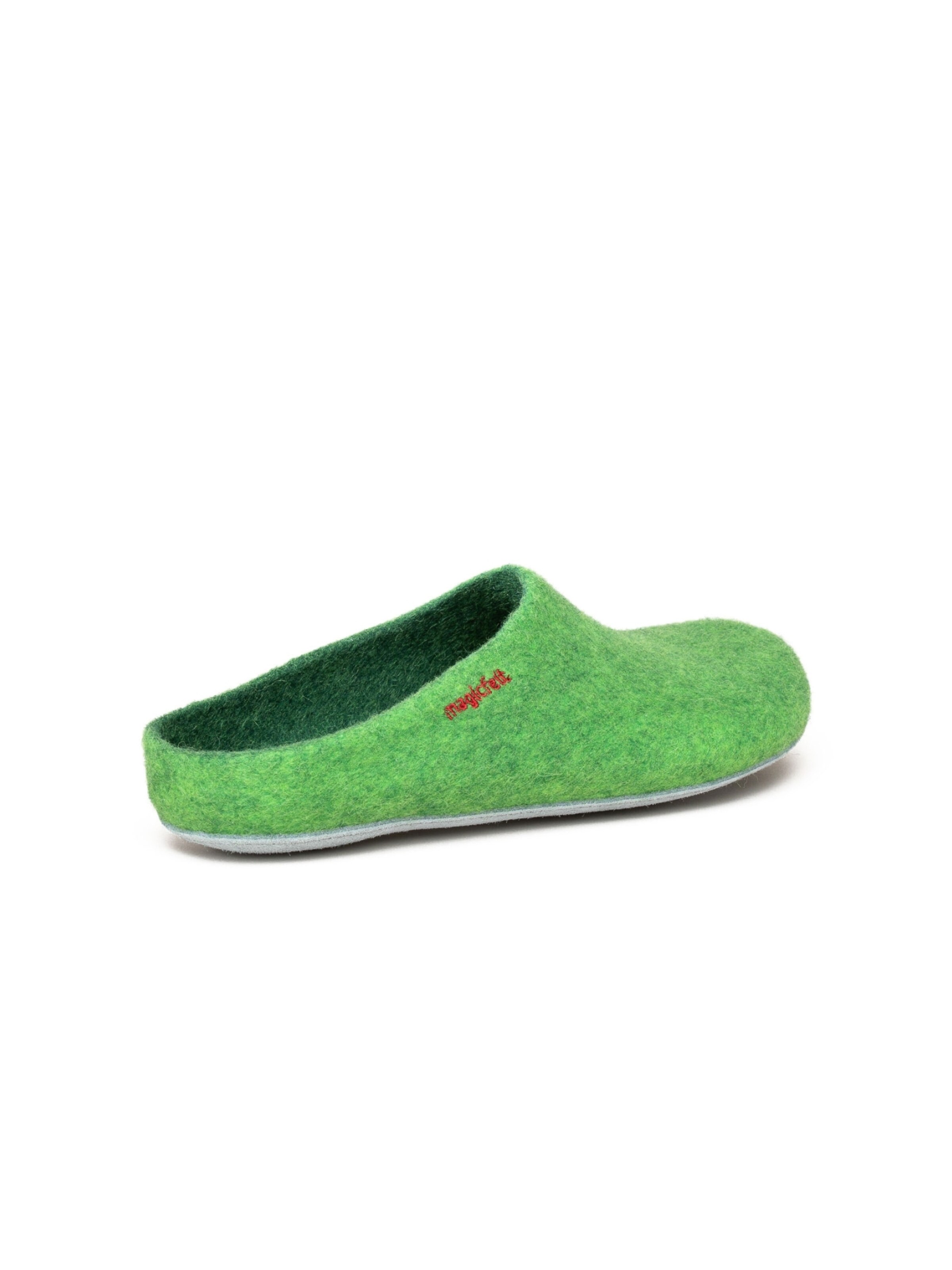 MagicFelt Slippers 'Filzpantoffel AP 701' in Green