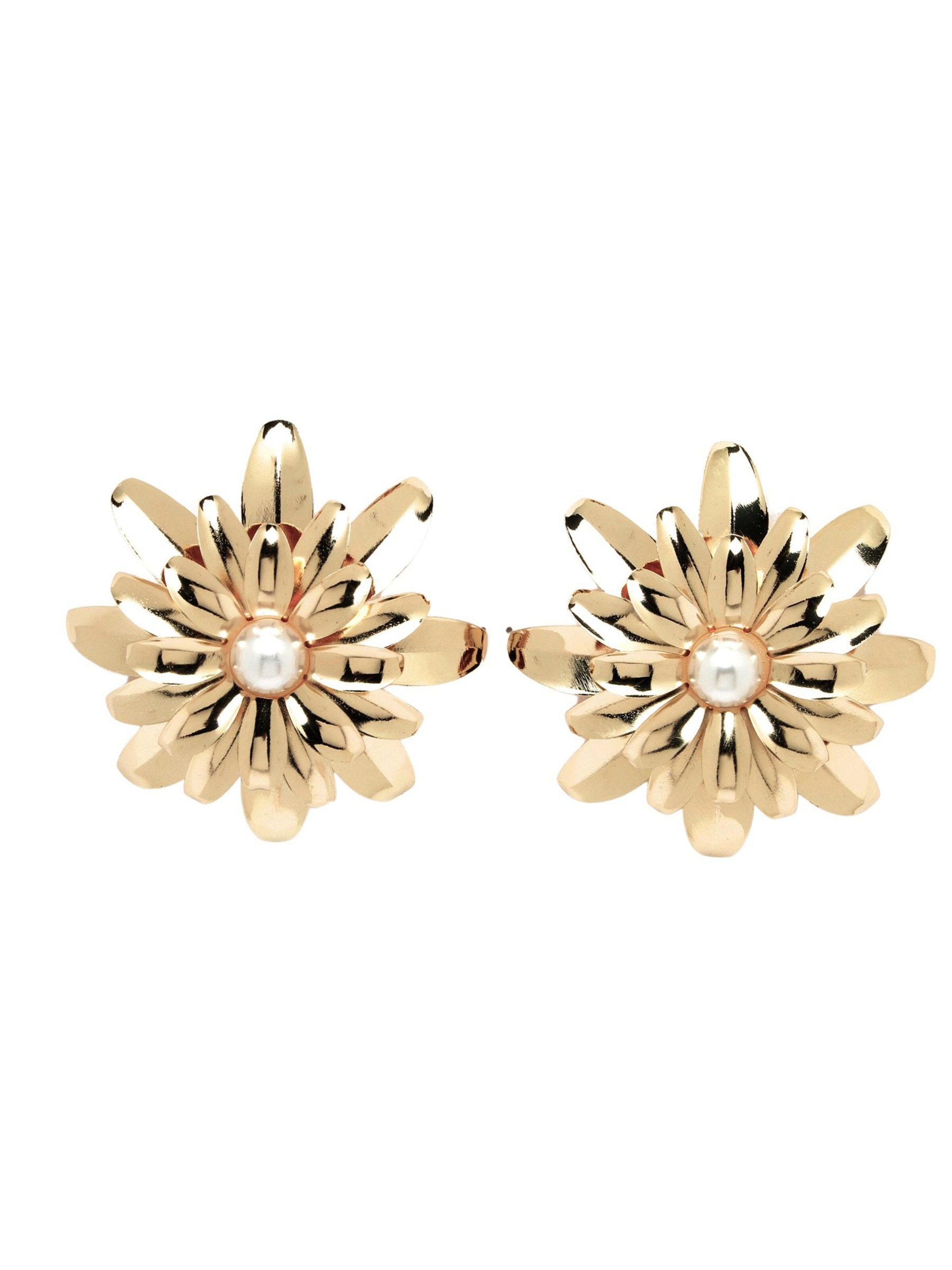 AVANT-GARDE PARIS Ohrringe 'Ninana'‌‌‌‌‌‌‌ in Gold: Vorderseite