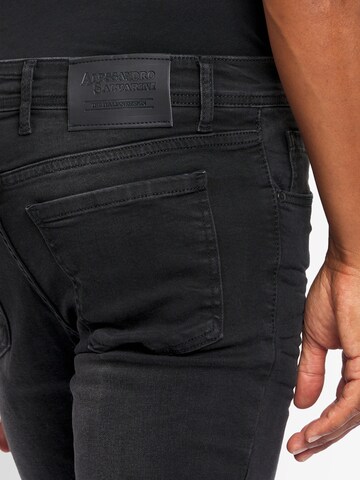 Alessandro Salvarini Regular Jeans in Black