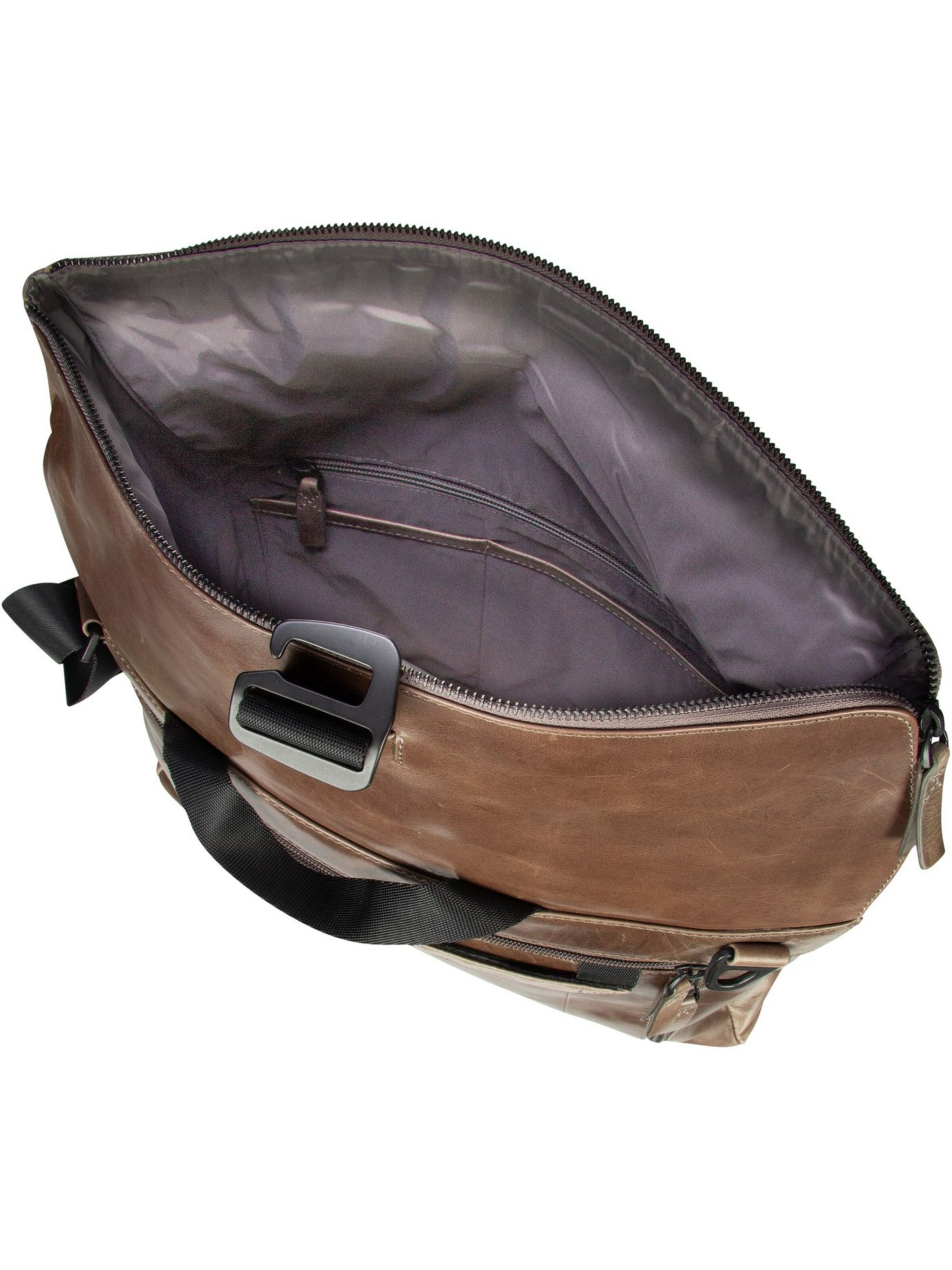 LEONHARD HEYDEN Schoudertas 'Porto' in Bruin
