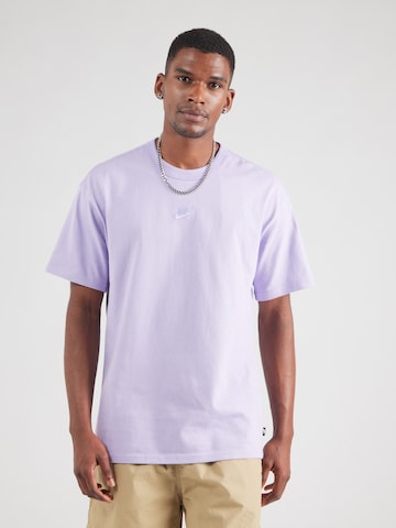 Nike Sportswear Футболка 'Essential' в Лиловый: спереди