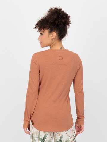Alife and Kickin Shirt 'LeaAK' in Brown
