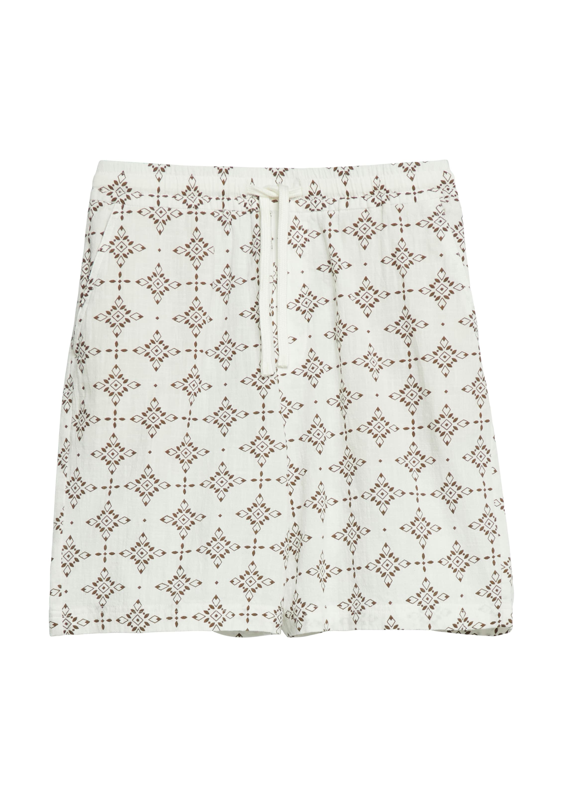 s.Oliver Pantalon 'Detroit' en 40 en brun foncé / blanc, Vue avec produit