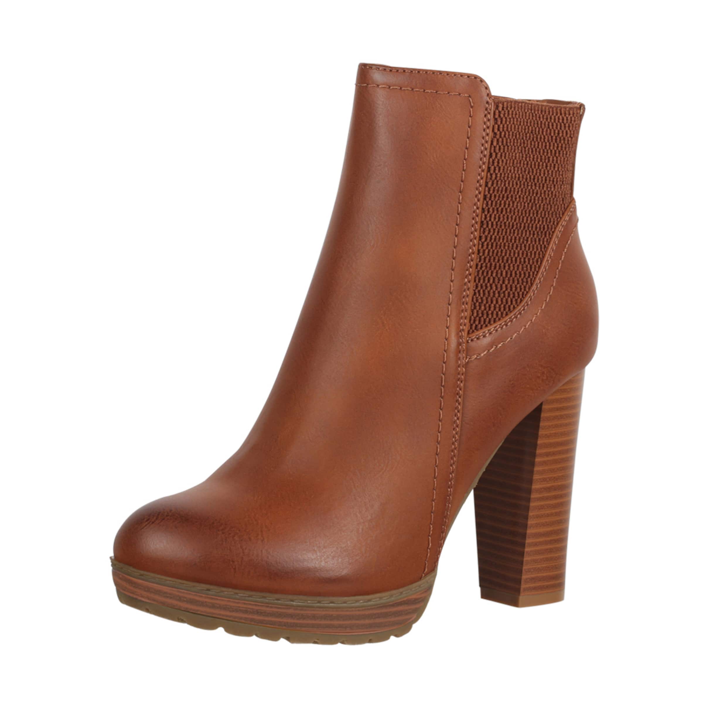 Elara Ankle Boots ' in Braun: Vorderseite