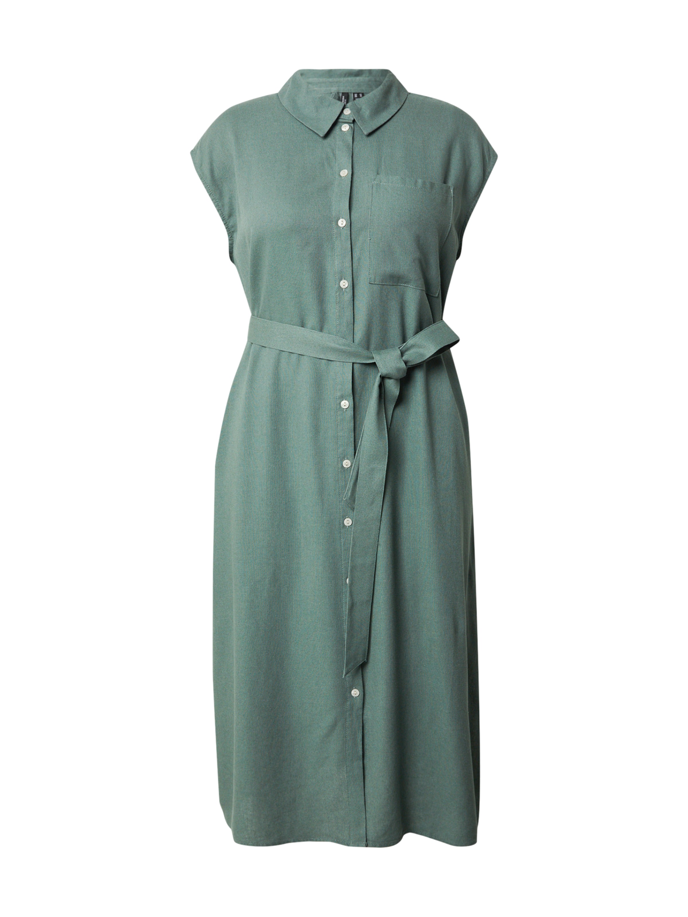 Vero Moda Curve Shirt dress 'VMCMymilo' in Green: front