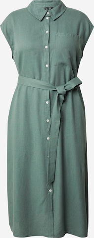 Robe-chemise 'VMCMymilo' Vero Moda Curve en vert : devant