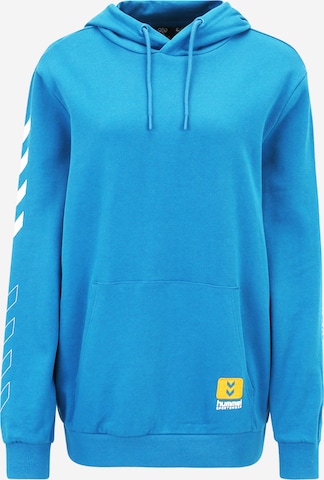 Hummel Athletic Sweatshirt in Blue: front