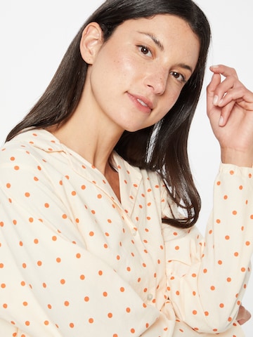 BeckSöndergaard Pajama Shirt in Beige