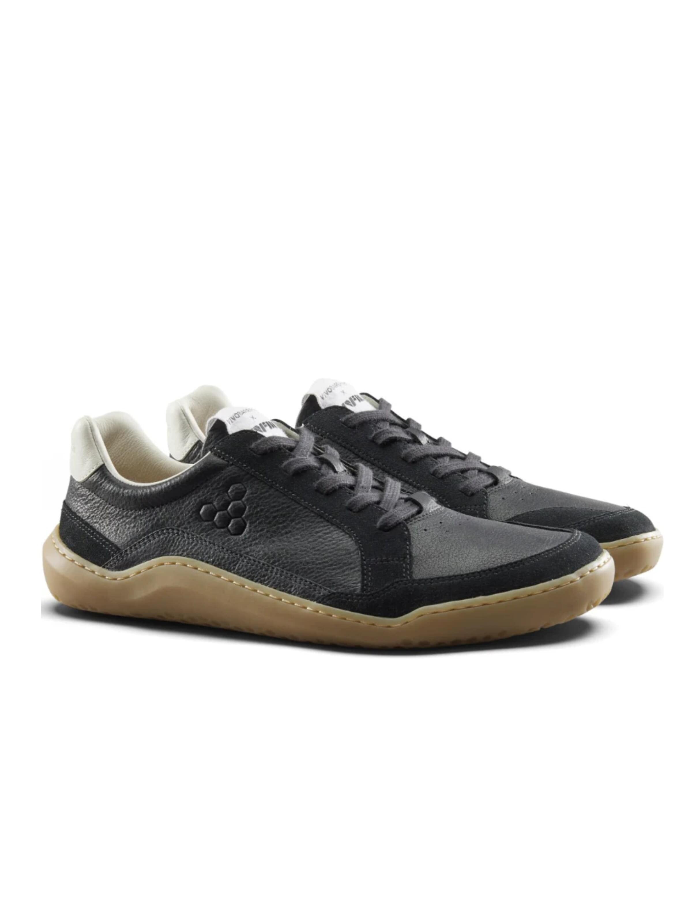Vivo Barefoot Ulkoilukengät 'GOBI II SNEAKER PREMIUM LEATHER MENS' värissä musta