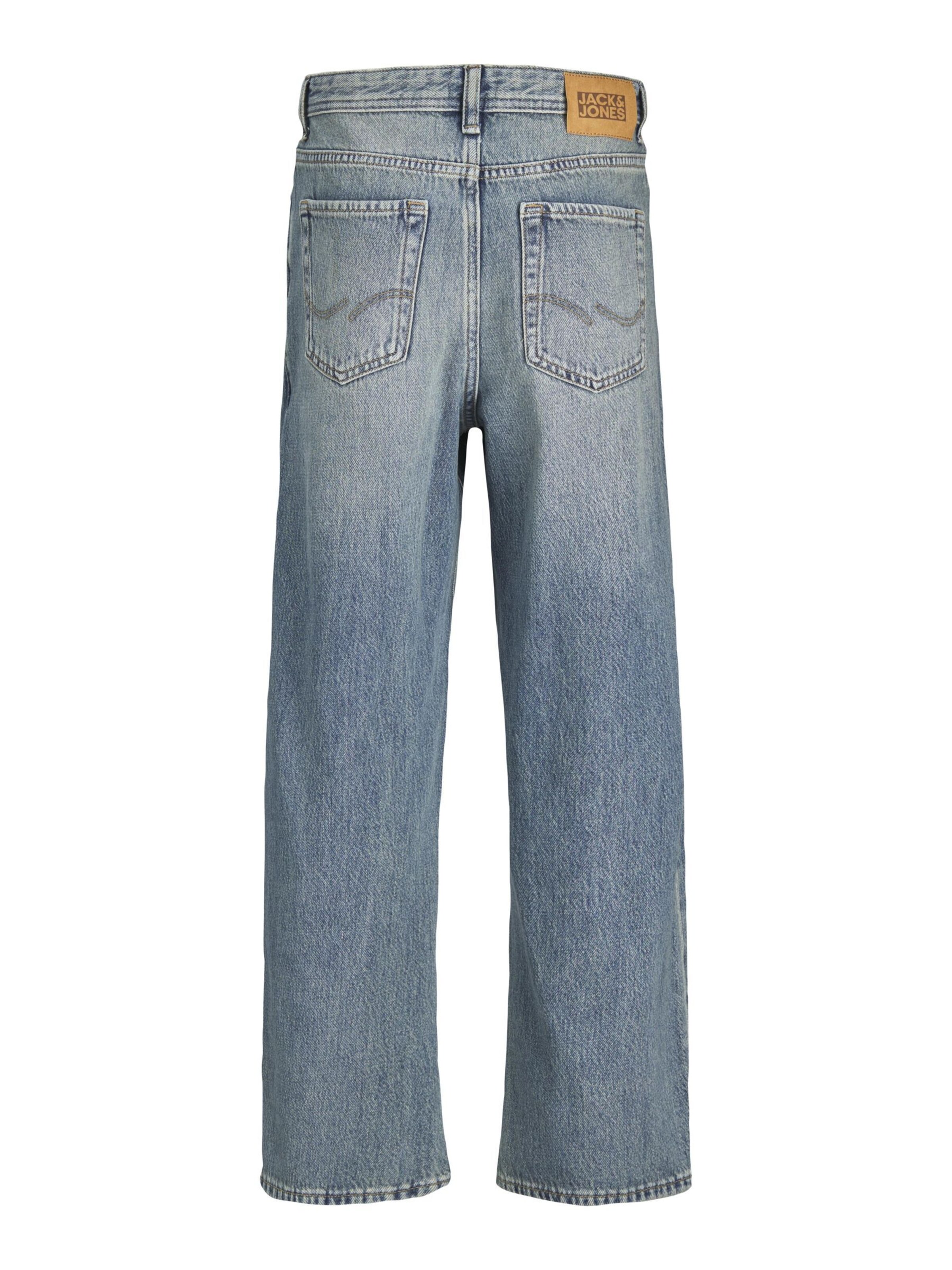 Jack & Jones Junior Ohlapna forma Kavbojke 'JJIAlex JJOriginal' | modra barva