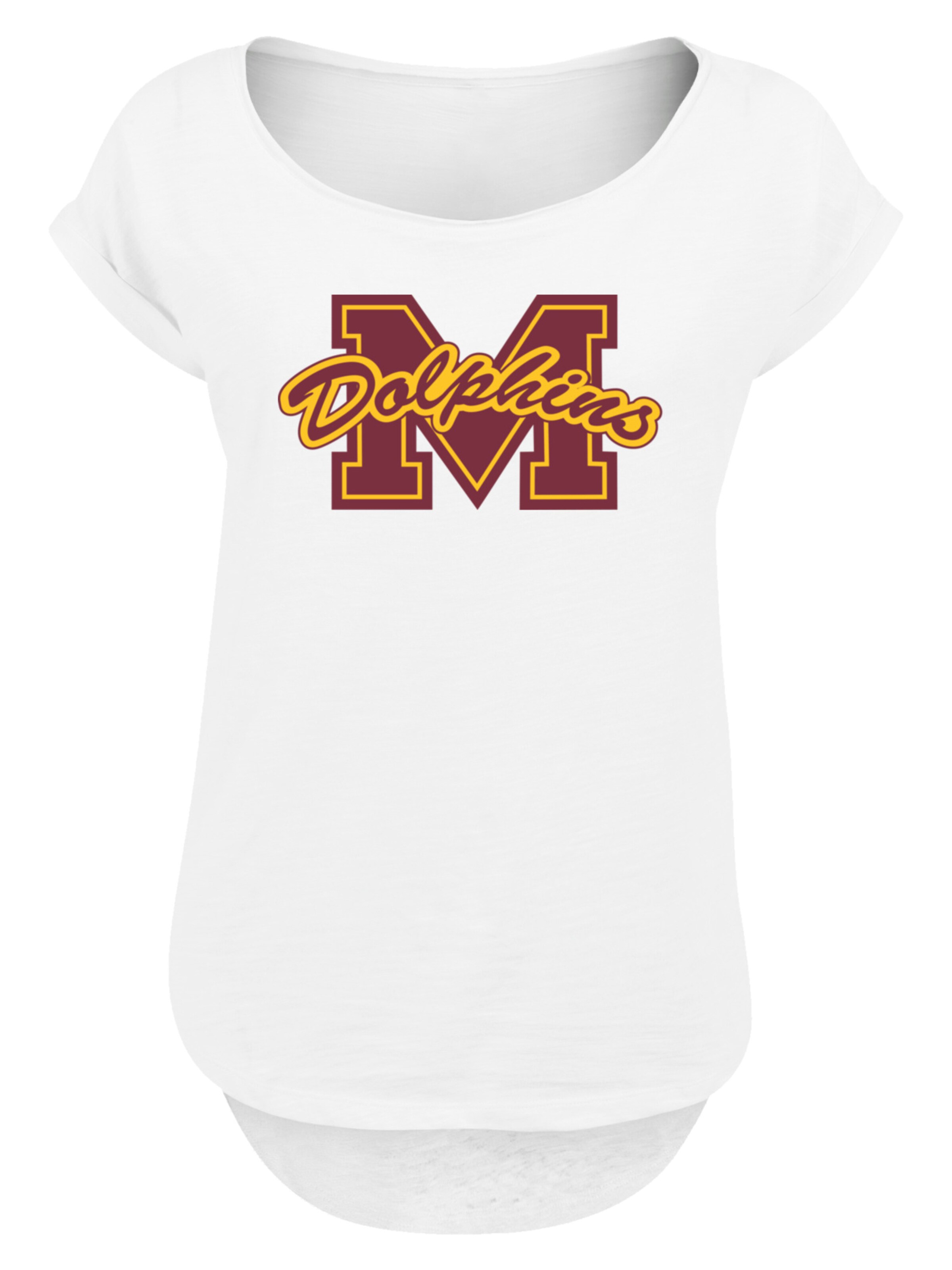 F4NT4STIC Shirt 'Sex Education Netflix TV Series' in Wit: voorkant