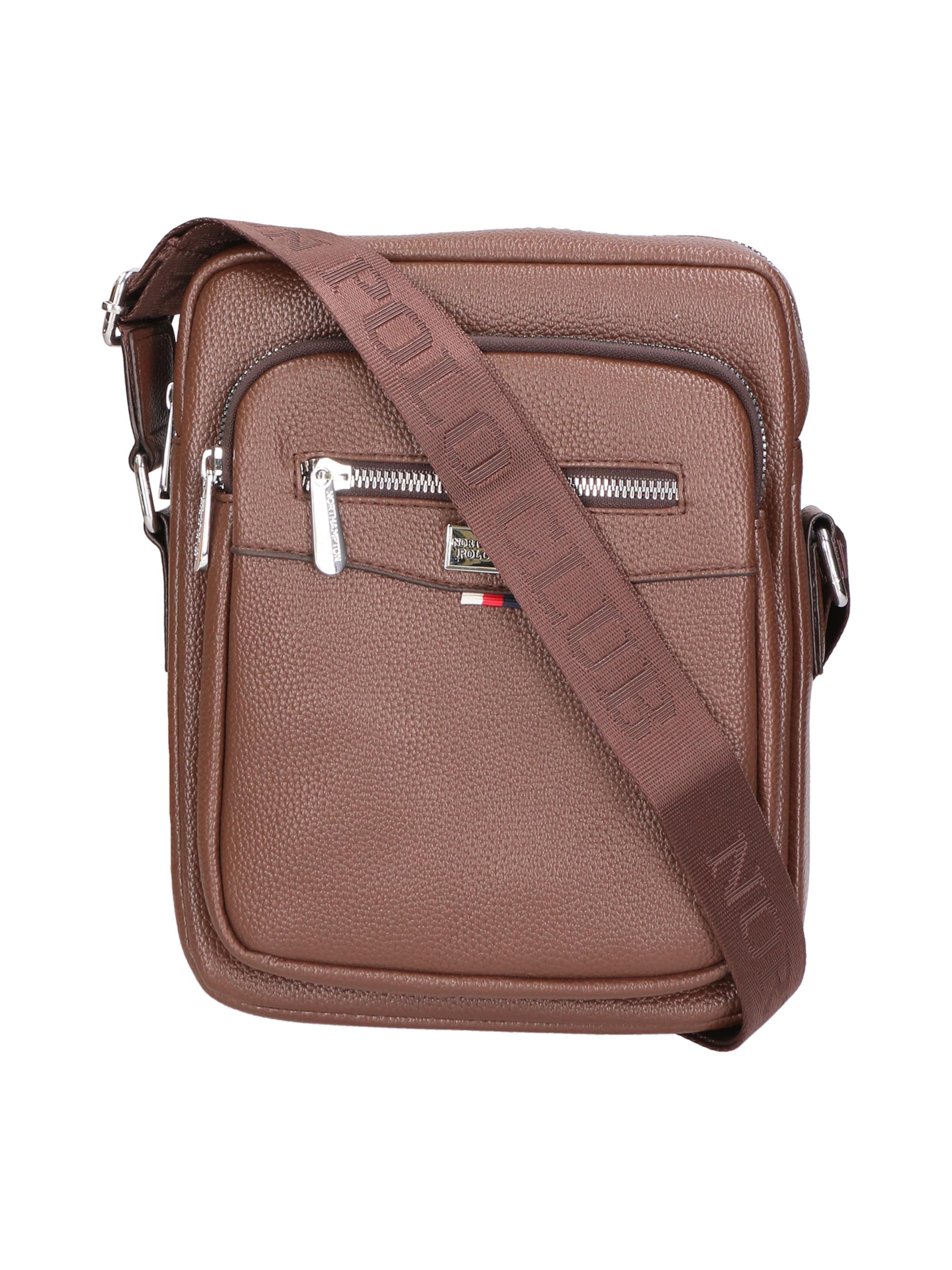 Sac à bandoulière Northampton Polo Club en marron : devant