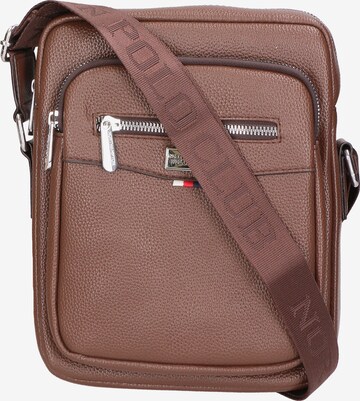 Northampton Polo Club Crossbody Bag in Brown: front