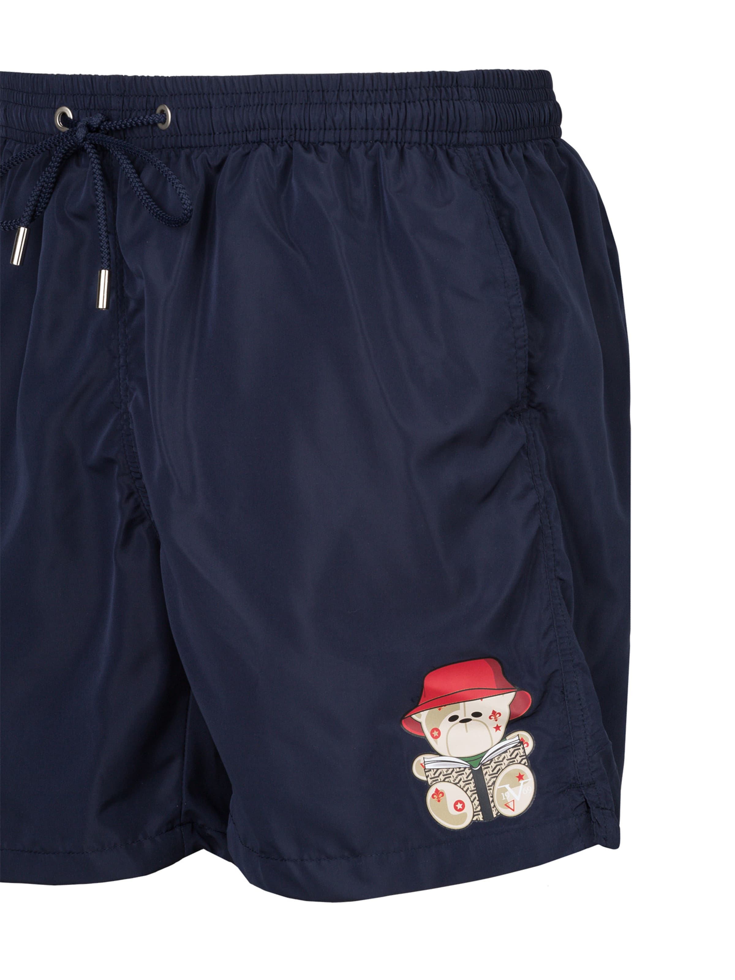 19V69 ITALIA Zwemshorts 'Siro Bucket' in Blauw