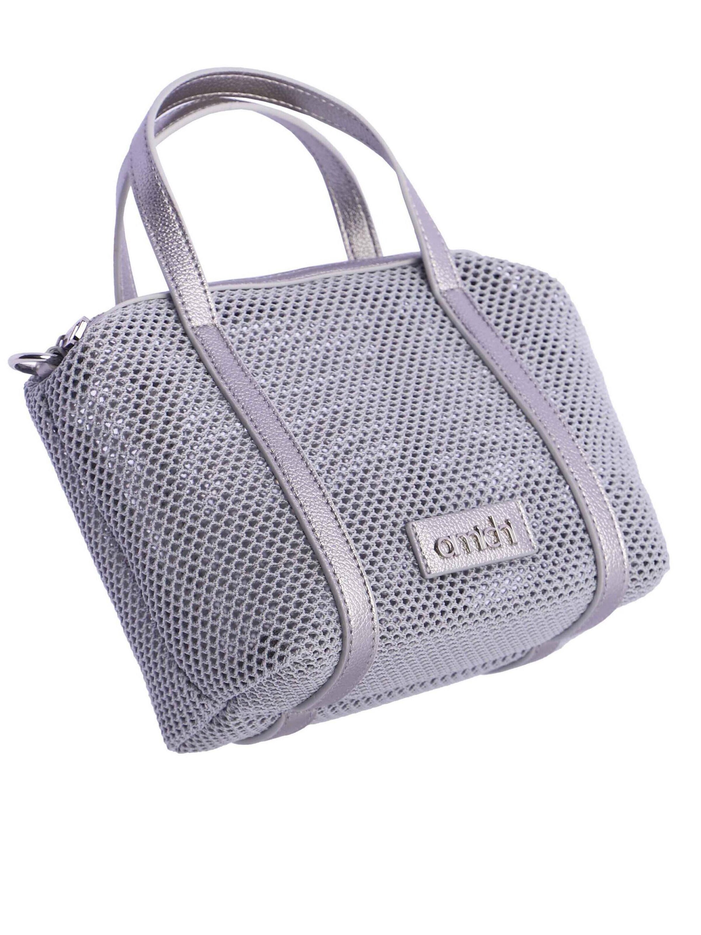 Amichi - Bolso de mano en plata