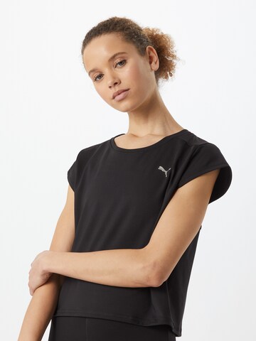 PUMA Sportshirt in Schwarz: predná strana