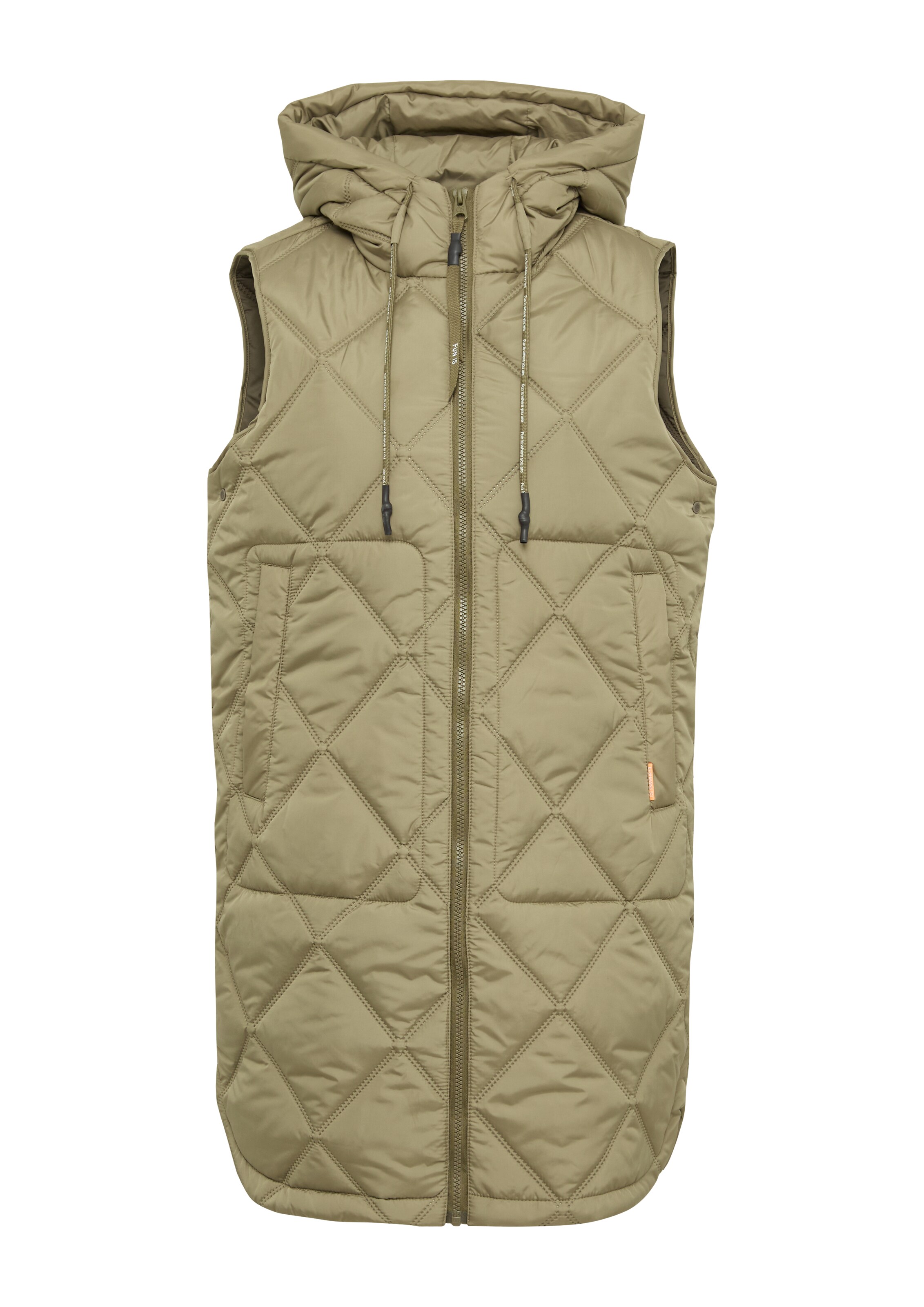 Vestă de la QS pe verde: față