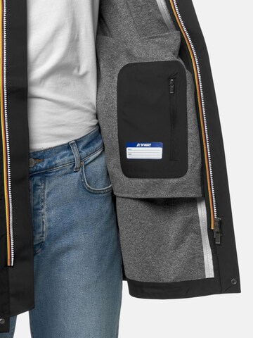 K-Way Tussenjas 'K-WAY TOMMY BONDED JERSEY GIUBBINO' in Zwart