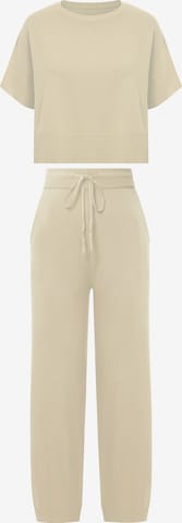 Imily Bela - Traje para estar en casa en beige: frente