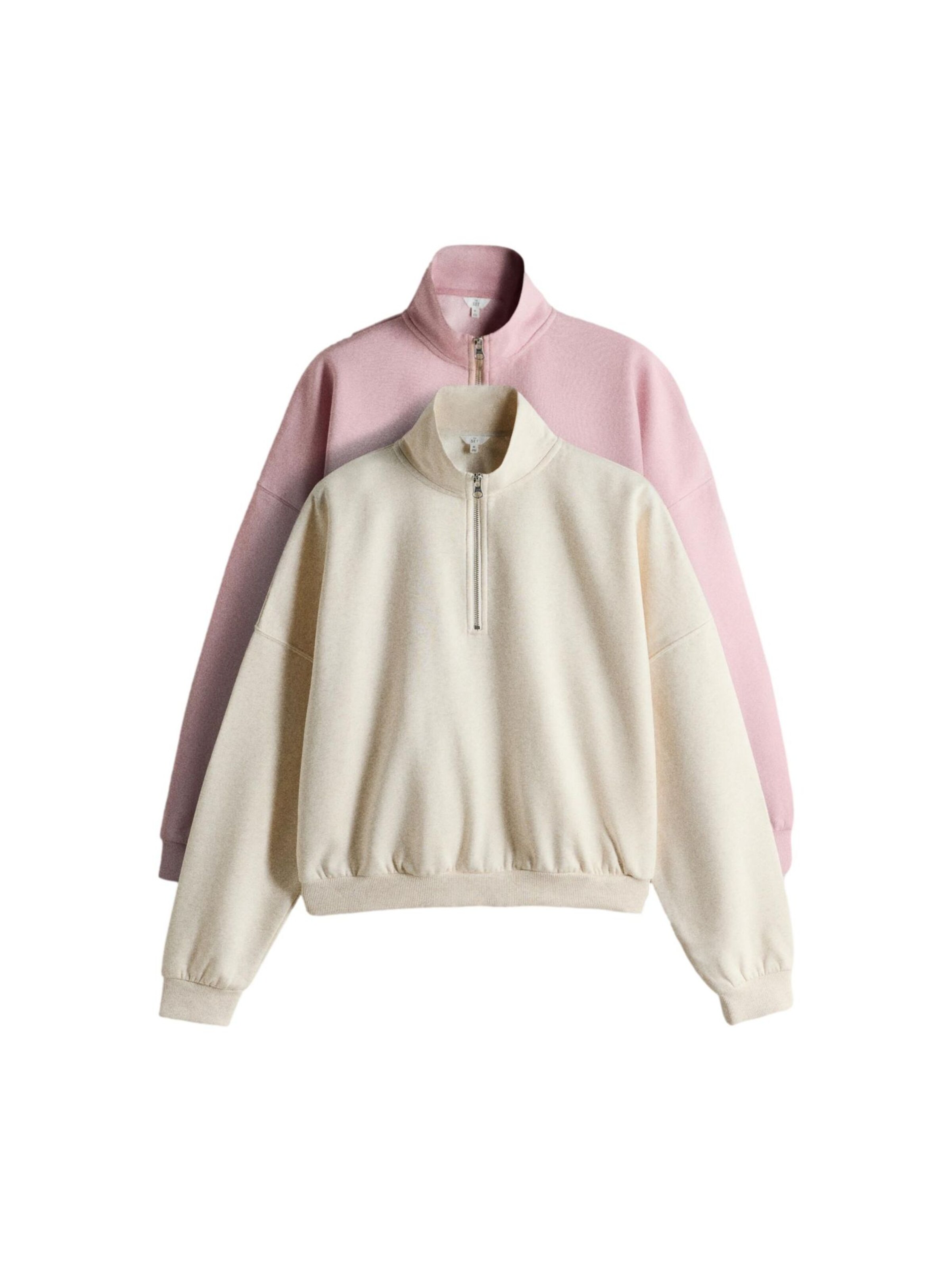 The Set Sweatshirt in Beige: front