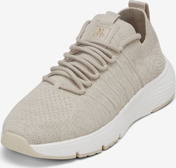 Baskets basses Marc O'Polo en beige : devant