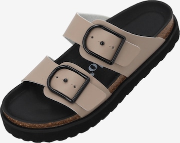 Zoccoletto 'Tessani' di Palado in beige: frontale