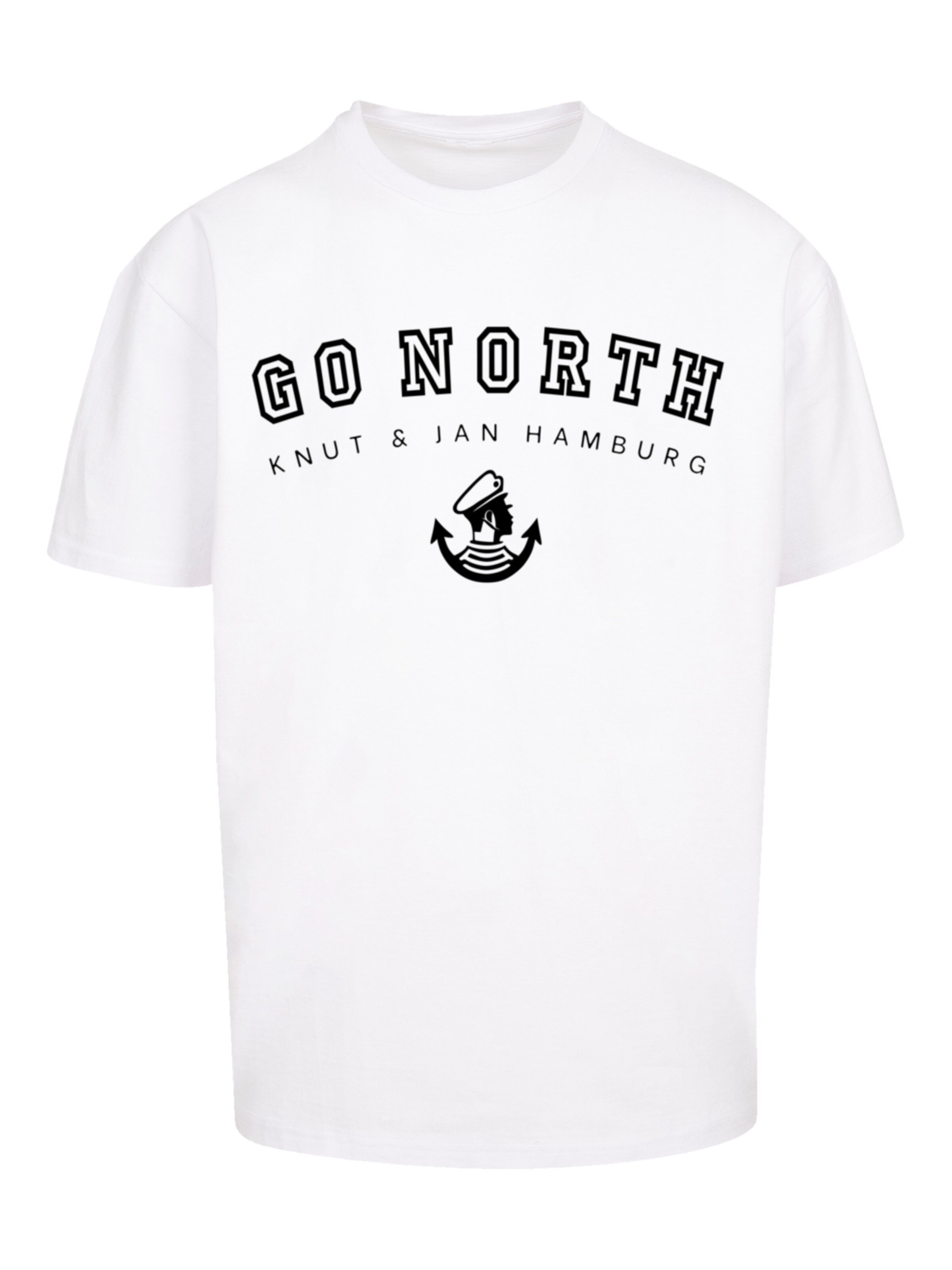 F4NT4STIC Shirt in Wit: voorkant