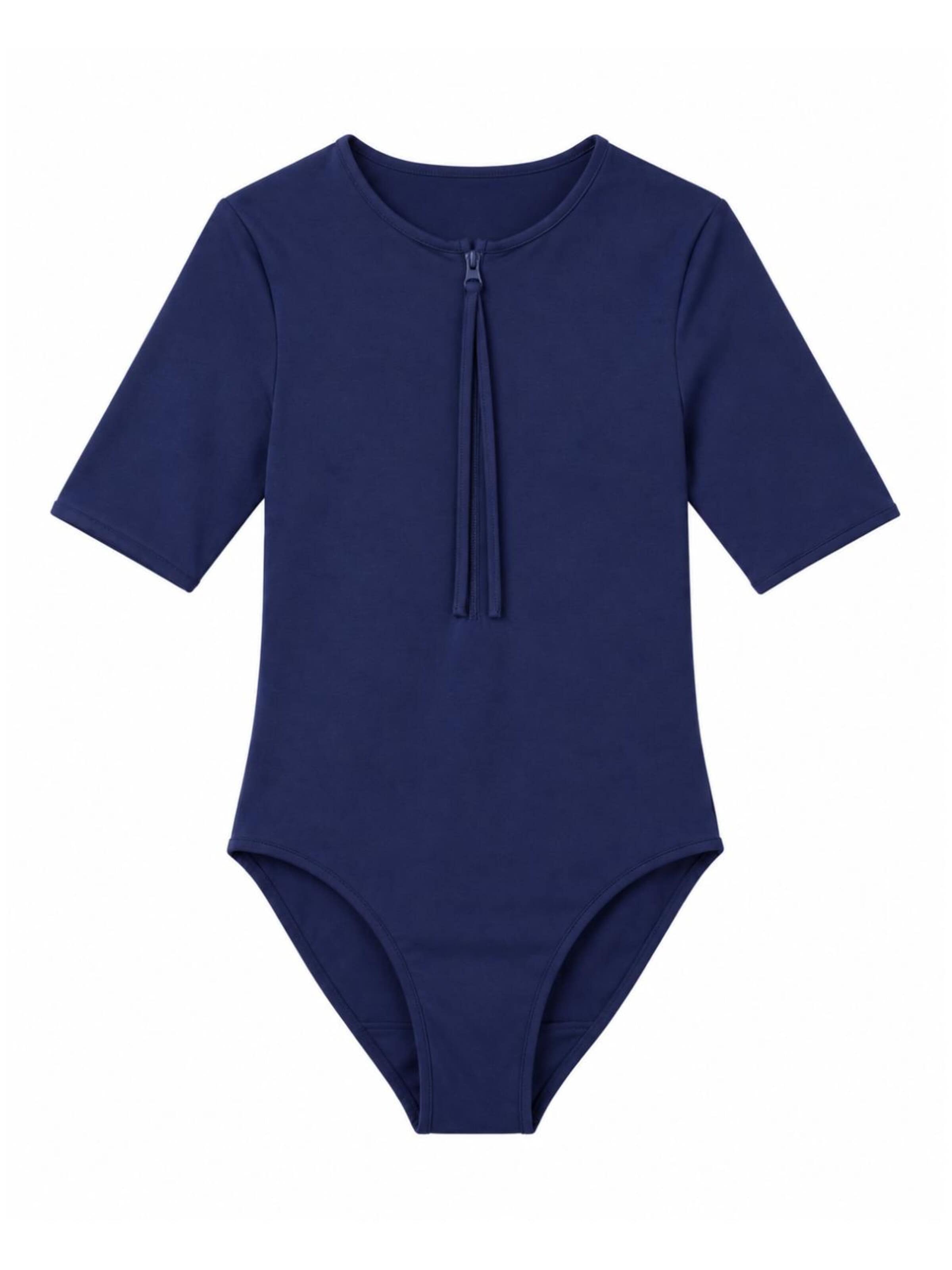 Classique Maillot de bain 'Laura' Jayne en bleu : devant