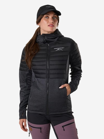 SWEDEMOUNT Outdoor jacket 'Lofoten' in XS in Mottled black, Item view