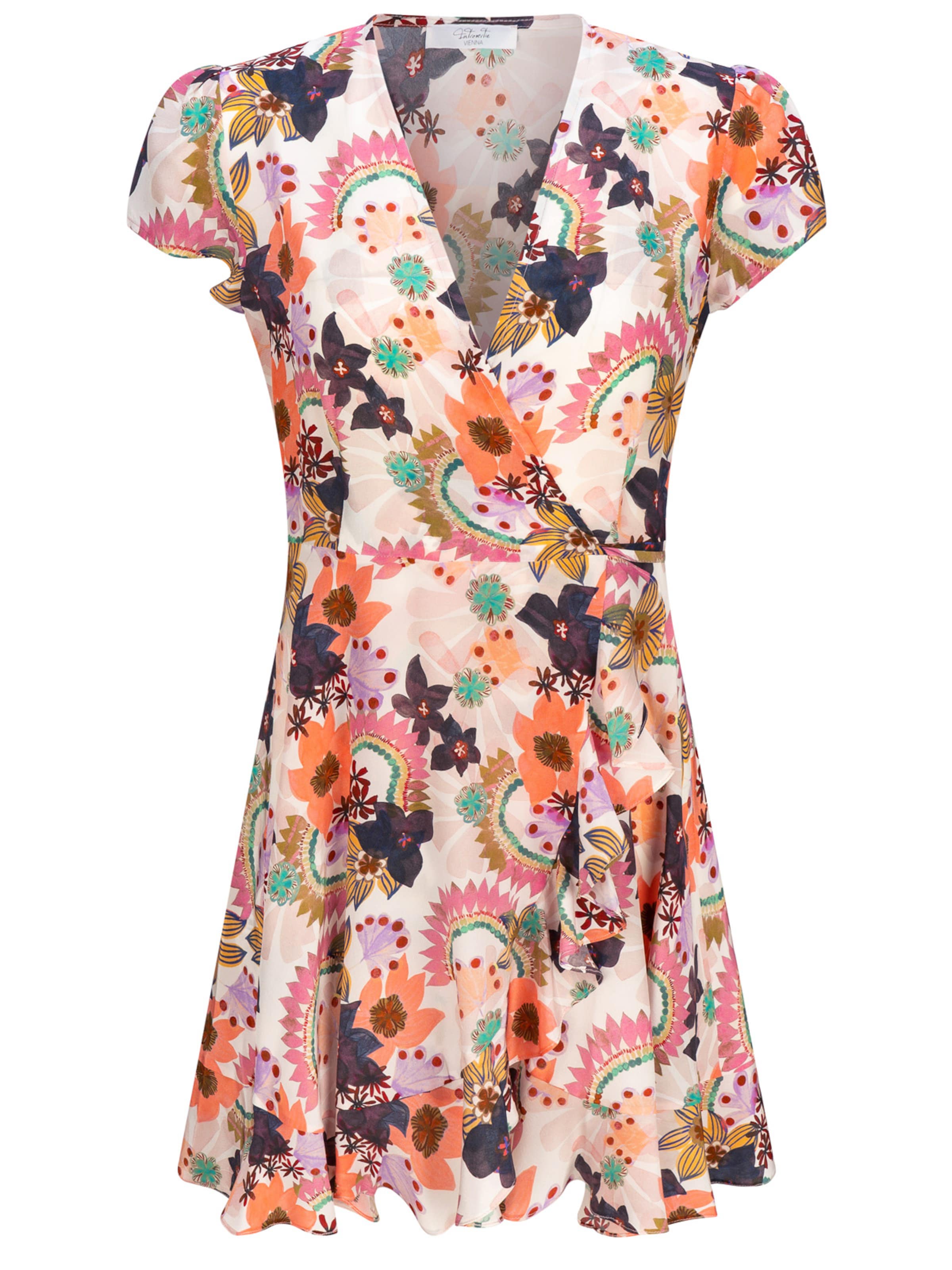 Introvertie VIENNA Zomerjurk 'ALICE Silk Wrap Dress' in Gemengde kleuren: voorkant