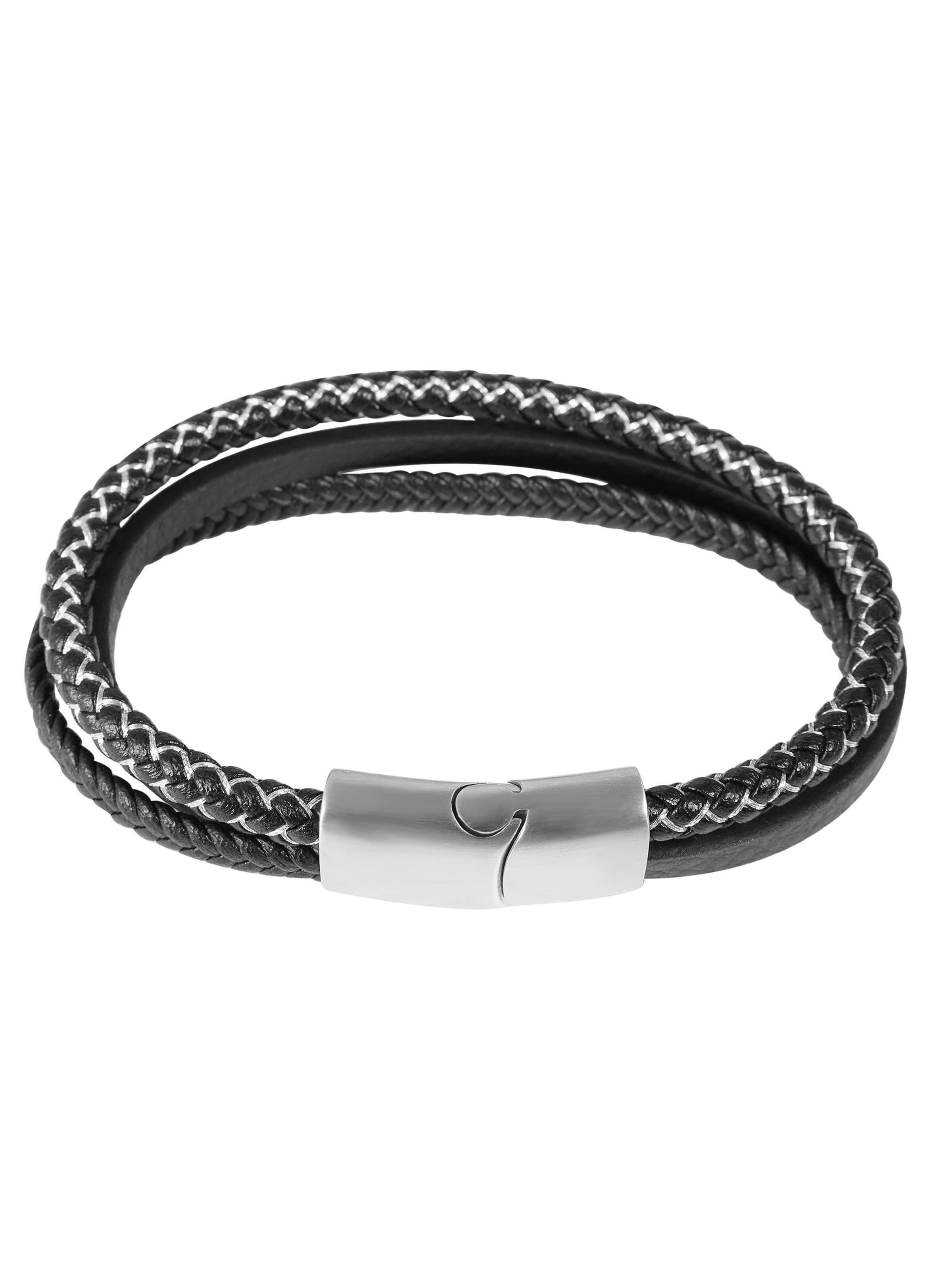 Akzent Bracelet 'Nevio, langlebig' in Black: front