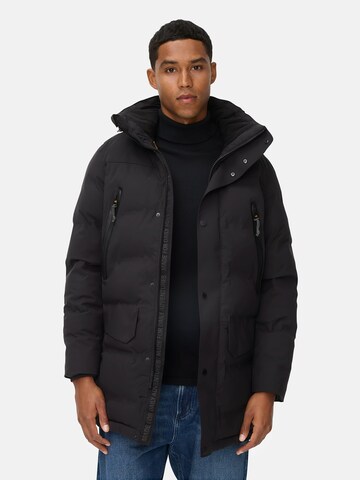 CAMEL ACTIVE Winter Jacket in Black: front
