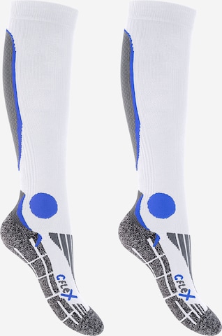 cflex Sportsocken 'Performance' in Blau: Vorderseite