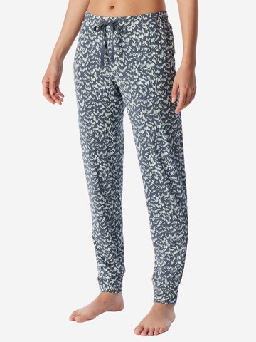 Pantalon de pyjama ' Mix & Relax ' SCHIESSER en bleu : devant