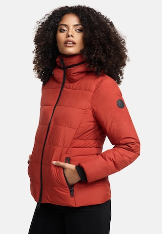 MARIKOO Zimska jakna 'Radaa 16' | rdeča barva: sprednja stran