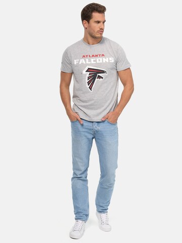 Recovered T-Shirt 'Falcons Core' in Grau