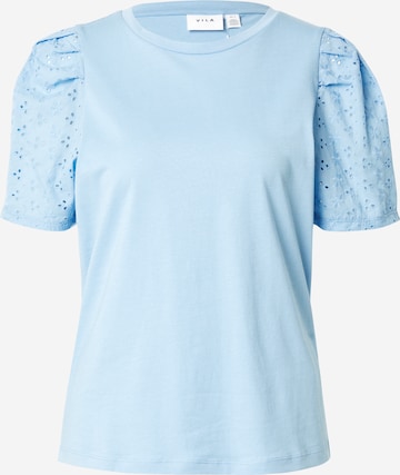 VILA - Camisa 'VIMerry' em azul: frente