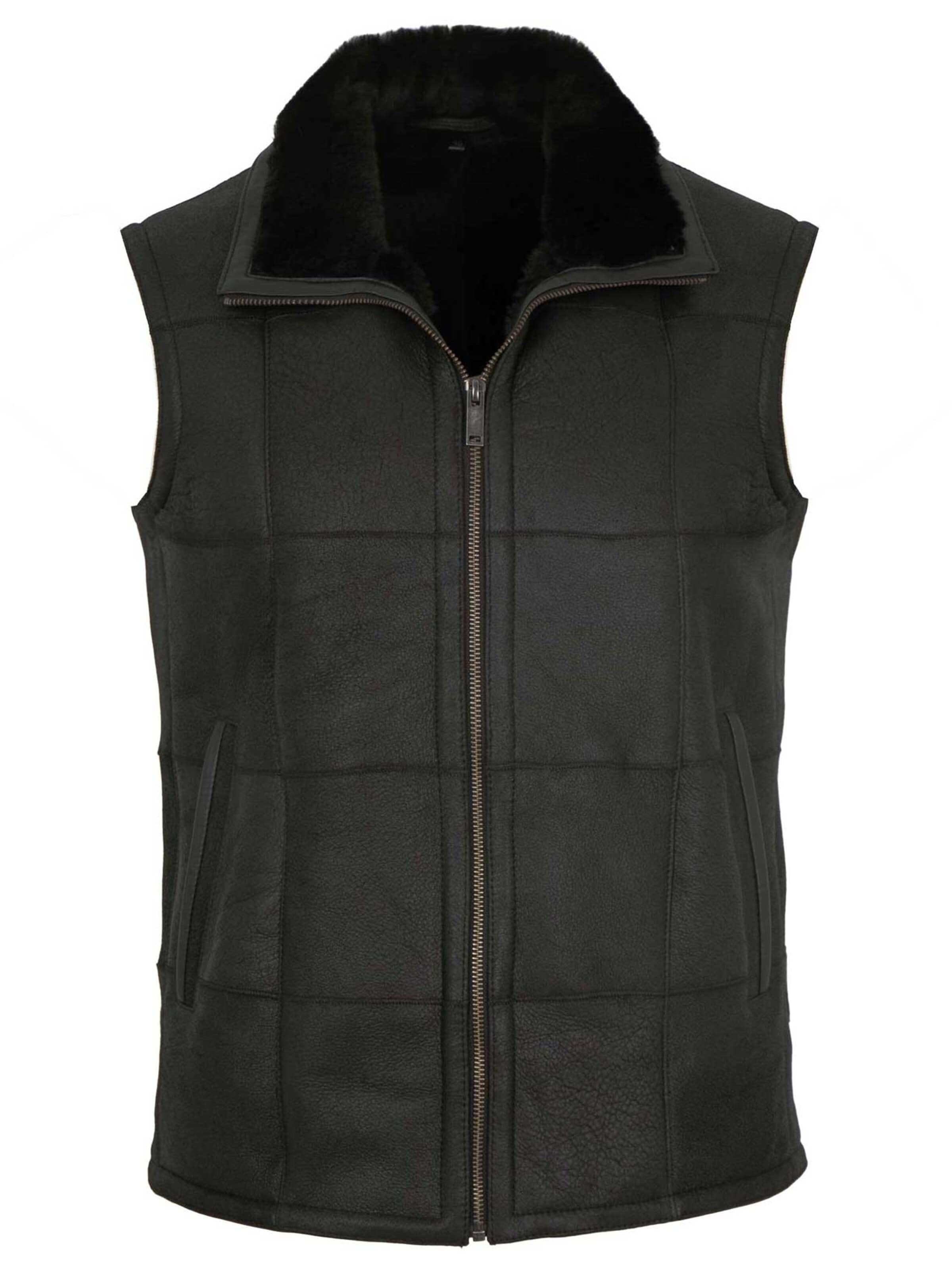MADDOX Vest 'Lanzo' in Black: front