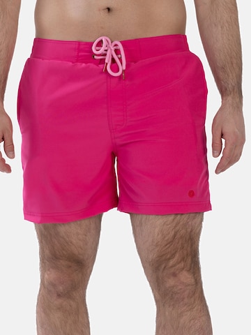 Shorts de bain Frozen Cape en rose : devant