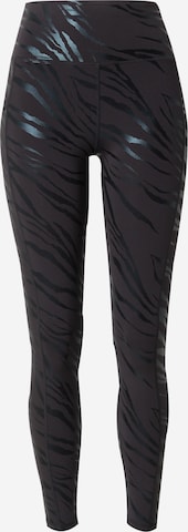 Skinny Pantalon de sport Hurley en noir : devant