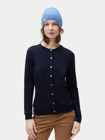 GOBI Cashmere Mössa 'Unisex Cashmere Rib Knit Hat' i blå: framsida