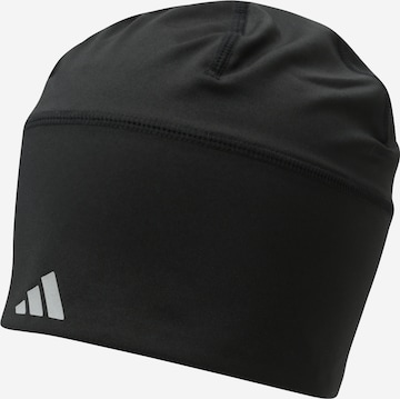 juoda ADIDAS PERFORMANCE Sportinė kepurė 'Aeroready Fitted': priekis